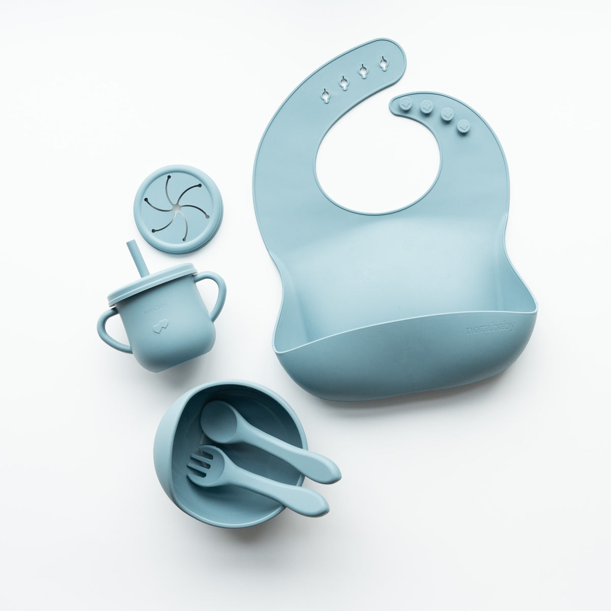 Silikon Lätzchen mit Auffangschale