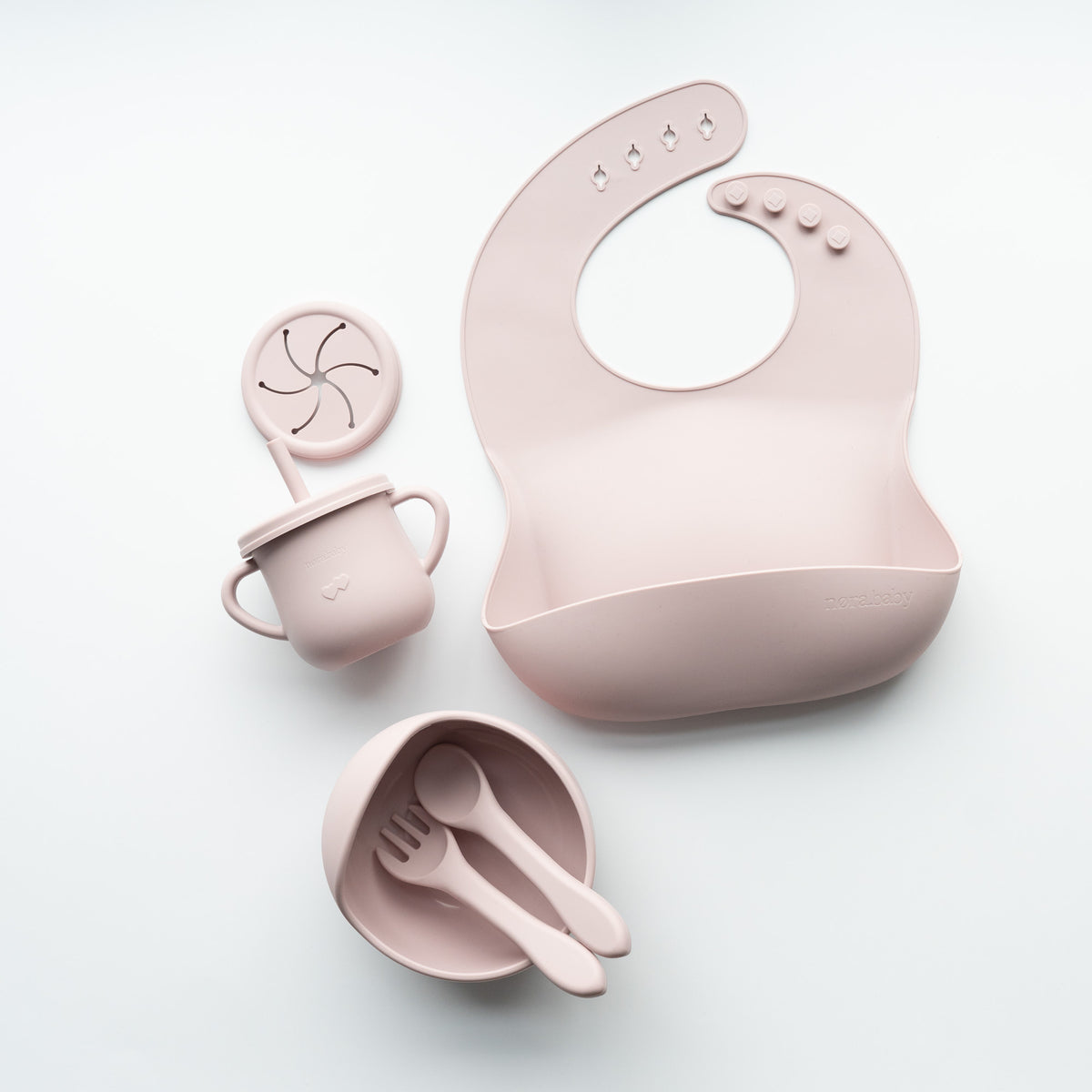 Silikon Lätzchen mit Auffangschale