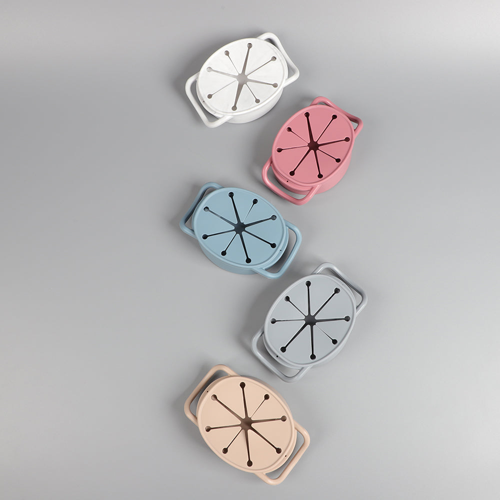 Silikon Snackbecher (mit Lamellendeckel)