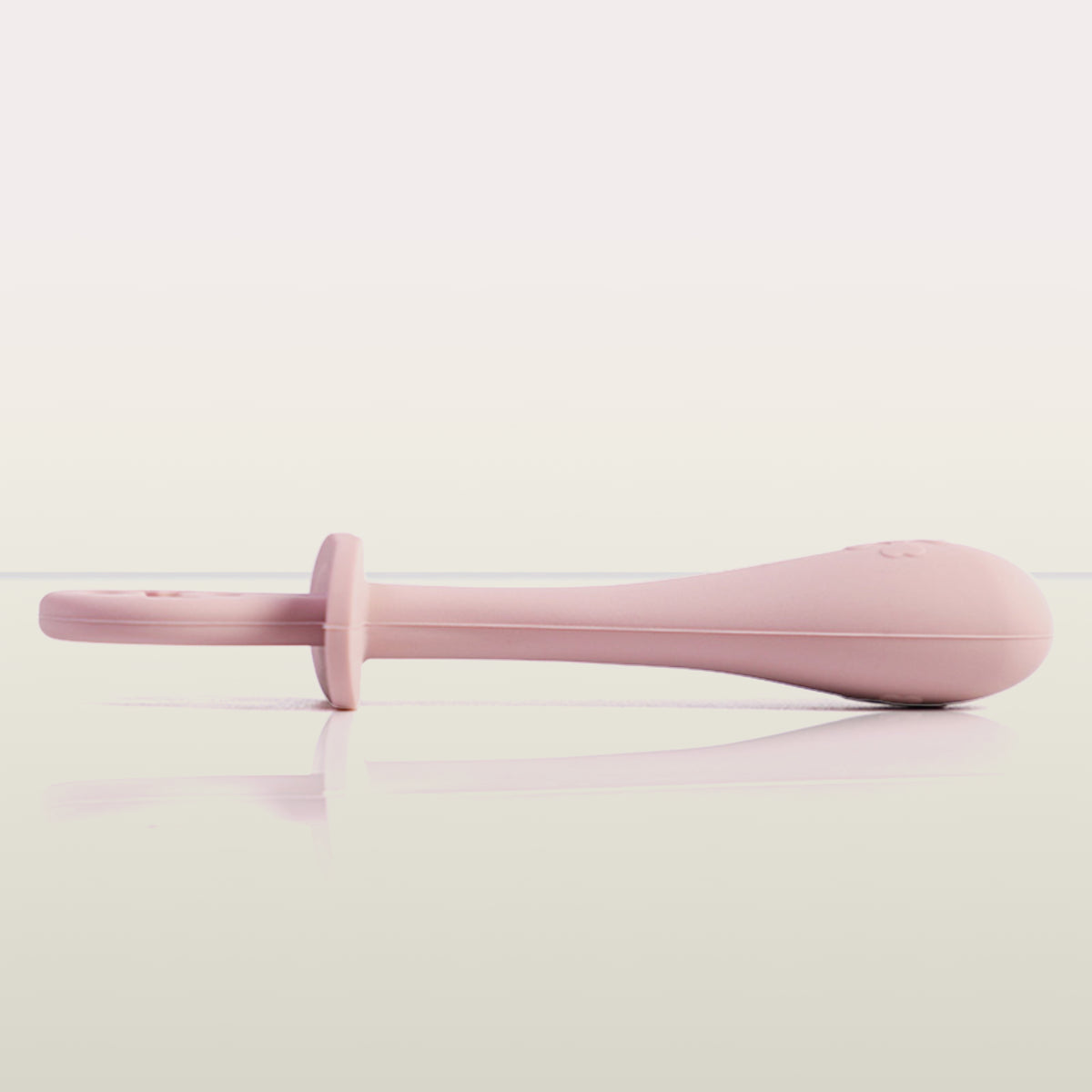 nøra.baby Silikon Lernbesteck Kurzgriff Pastell Rose