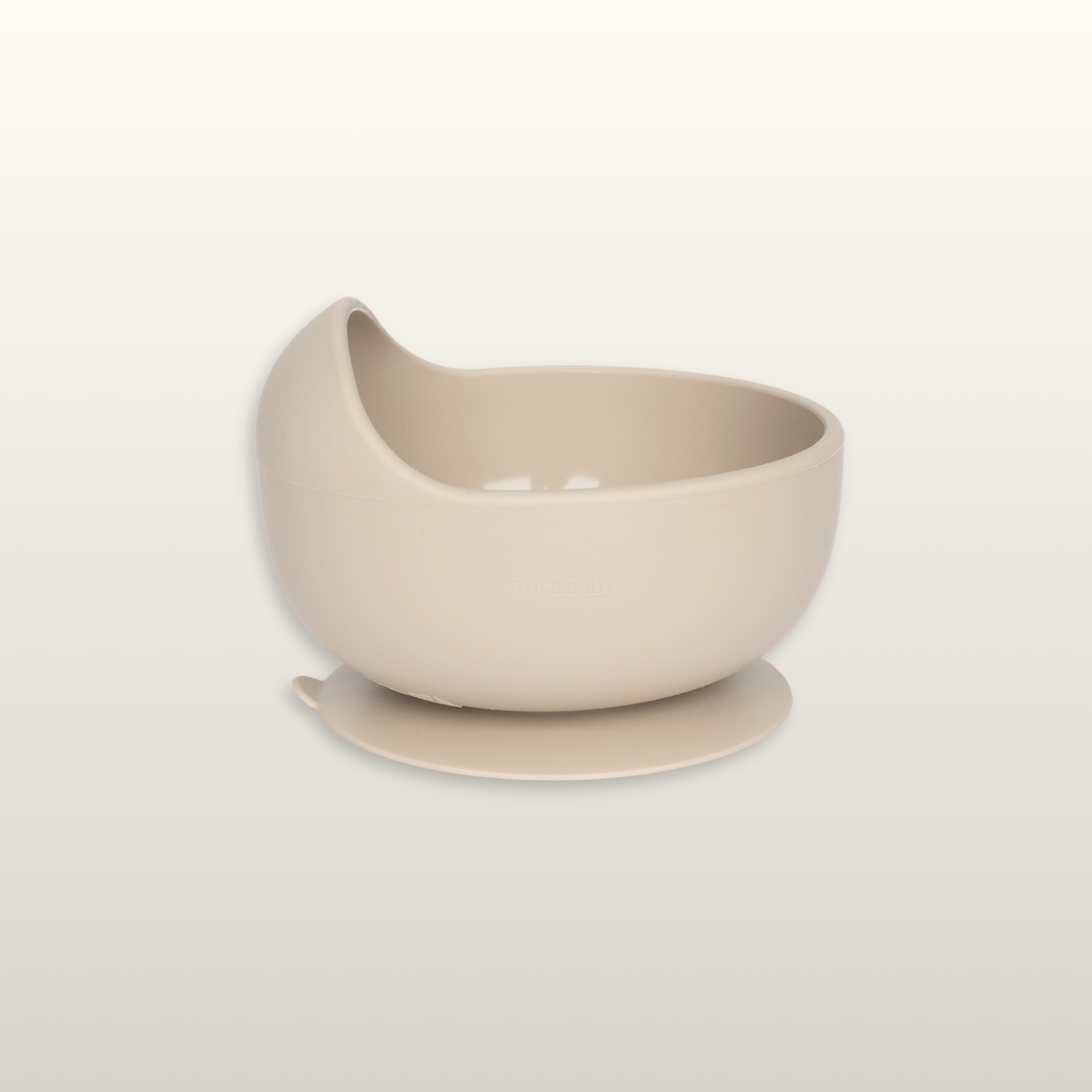 Silikon-Schale mit Saugnapf (Ergonomische Form)